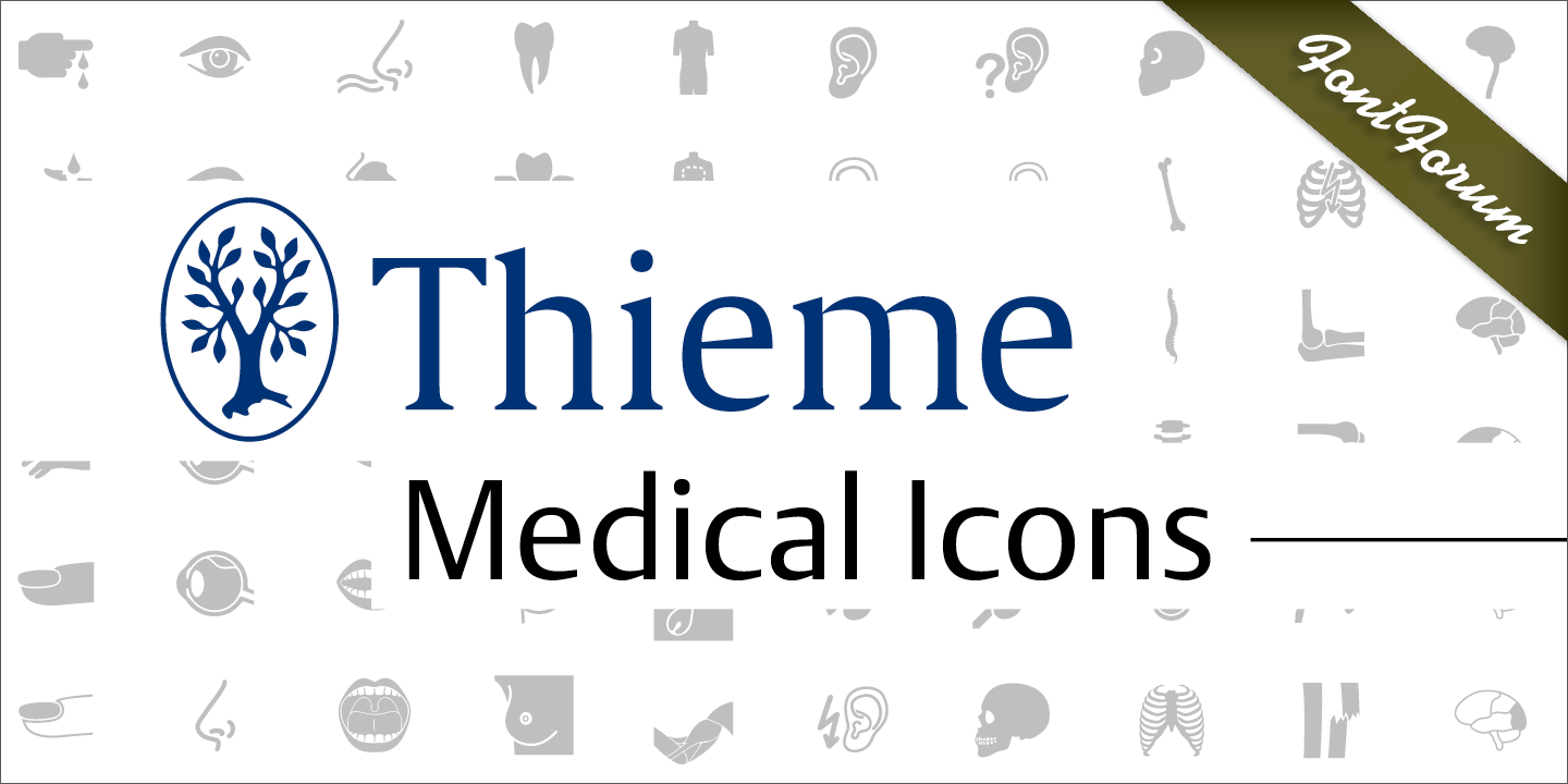Czcionka Medical Icons